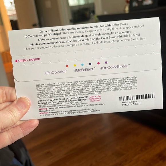 ColorStreet- Baton Rougey Pedi set - Picture 2 of 2